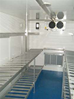 Inside Cold Fridge Trailer